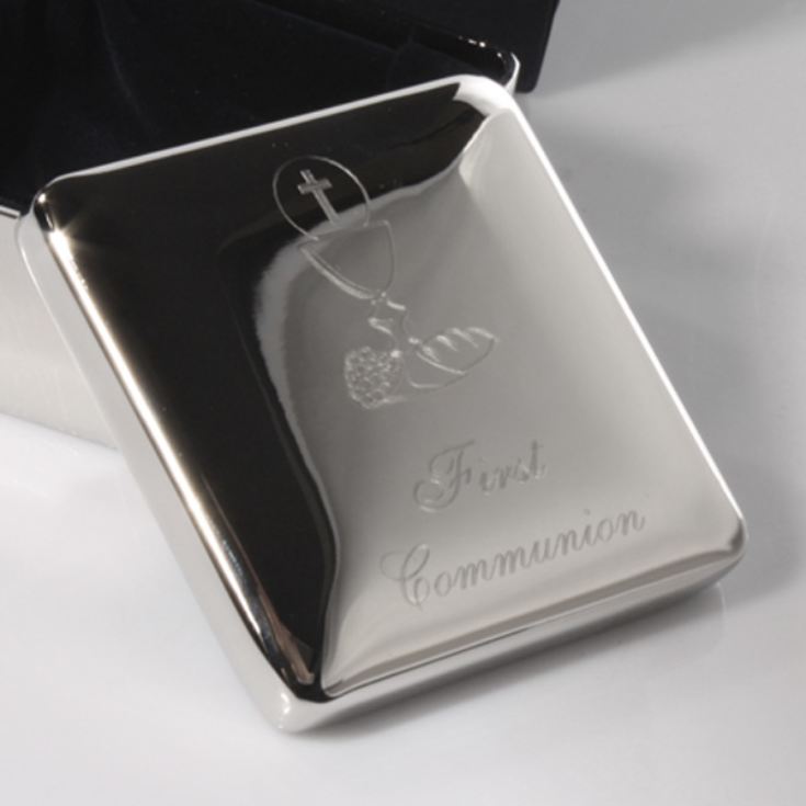 Engraved First Communion Treasure Box product image