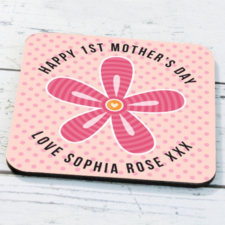 Personalised First Mother's Day Coaster product image