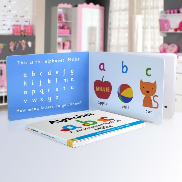 First Steps Alphabet Personalised Board Book product image