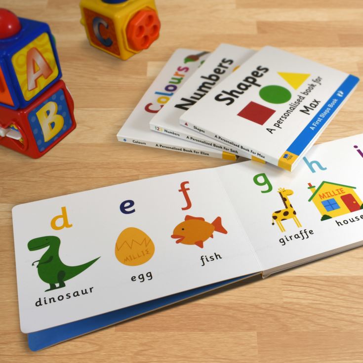 First Steps Alphabet Personalised Board Book product image