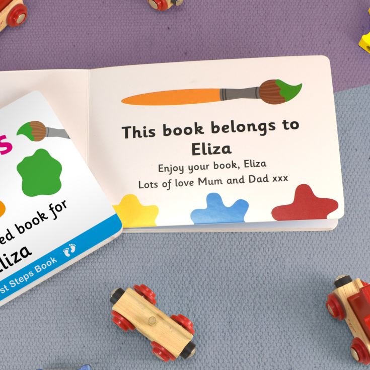 First Steps Colours Personalised Board Book product image