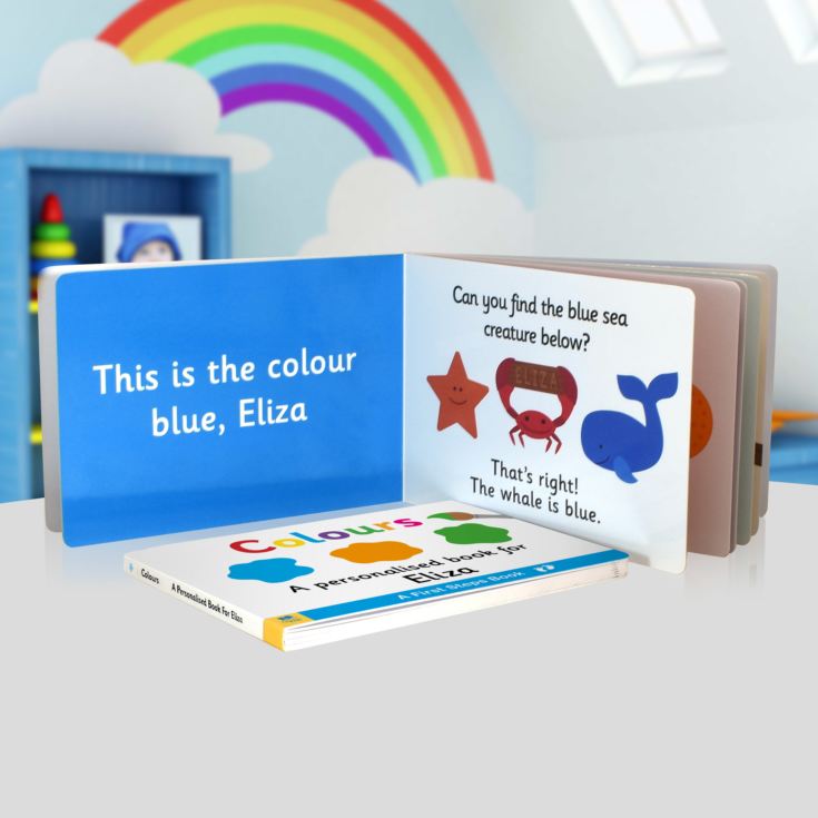 First Steps Colours Personalised Board Book product image