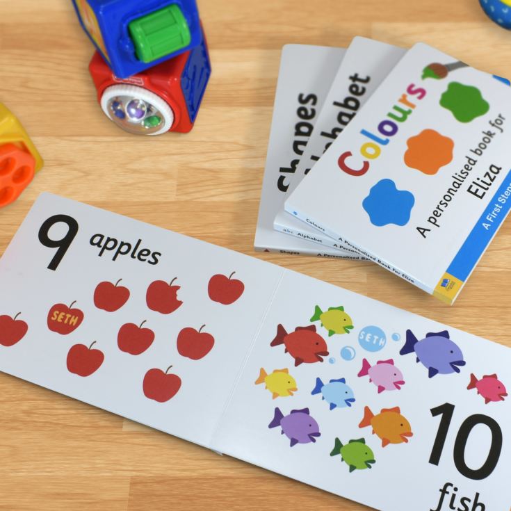 First Steps Numbers Personalised Board Book product image