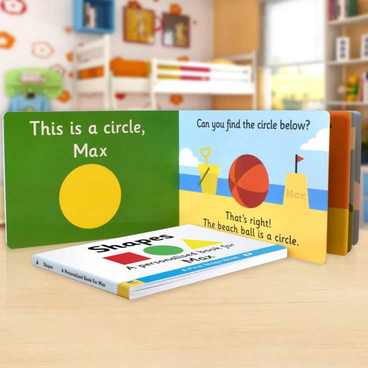 First Steps Shapes Personalised Board Book product image