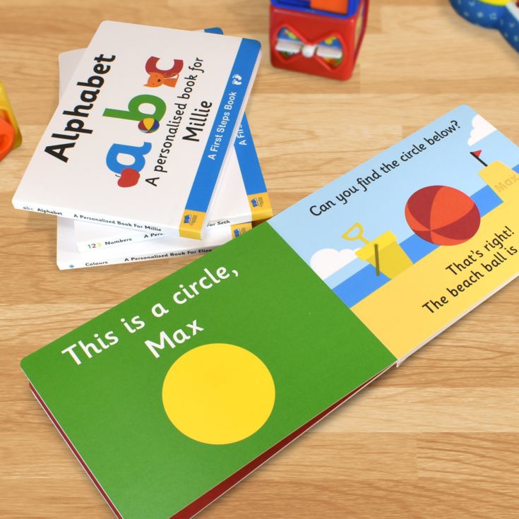 First Steps Shapes Personalised Board Book product image