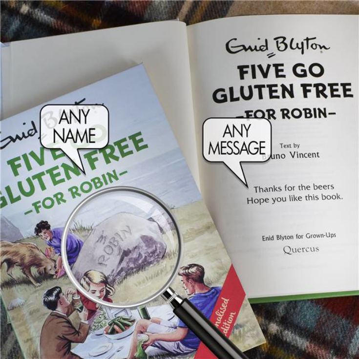 Personalised Enid Blyton Book - Five Go Gluten Free product image