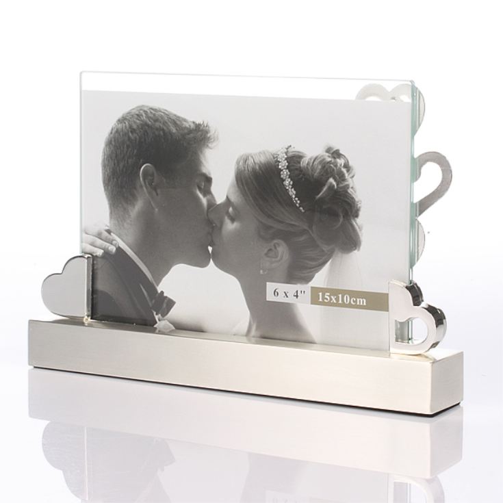 Engraved Five Hearts Photo Frame product image