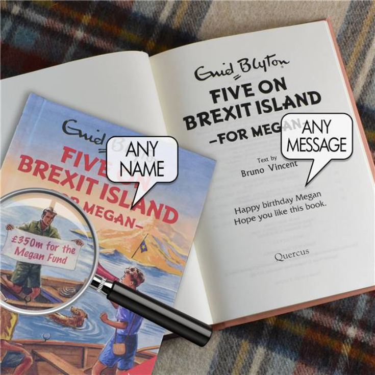 Personalised Enid Blyton Book - Five On Brexit Island product image