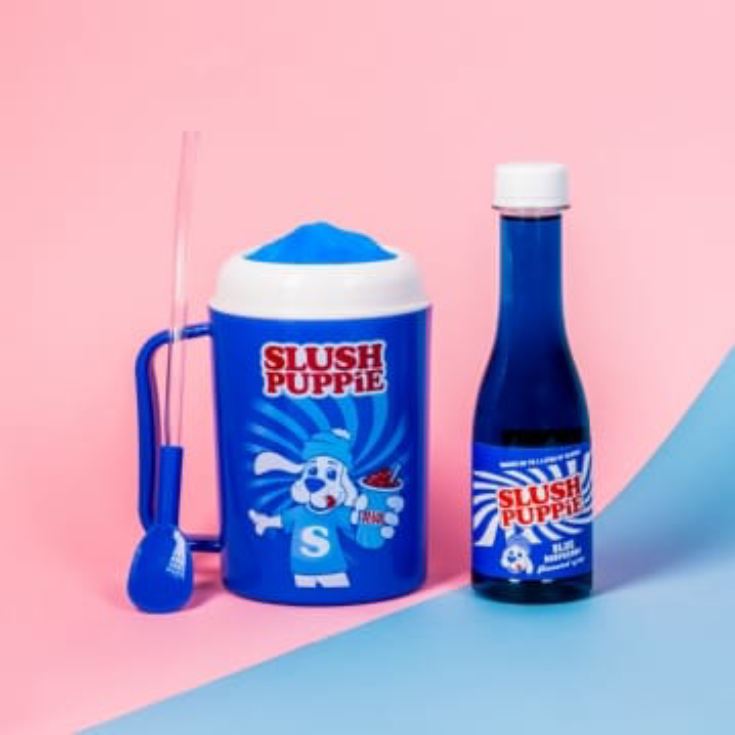 Slush Puppie Making Cup and Blue Raspberry Syrup product image