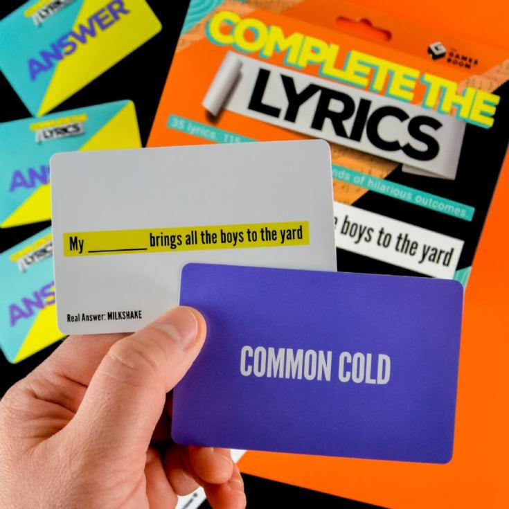 Complete the Lyrics Game product image