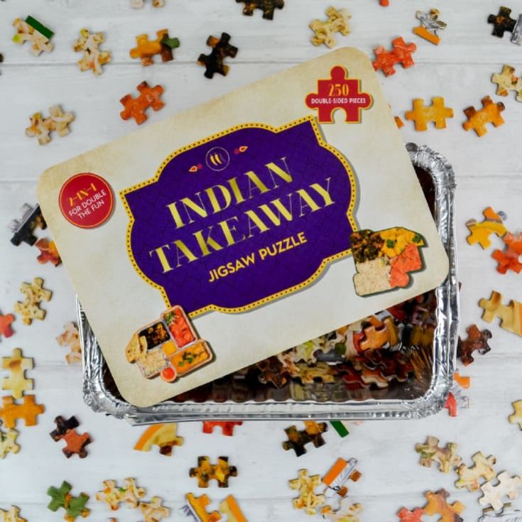 Double Sided Indian Takeaway Jigsaw Puzzle  product image