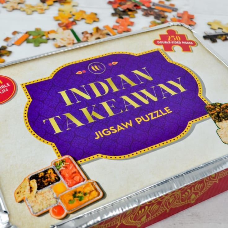 Double Sided Indian Takeaway Jigsaw Puzzle  product image