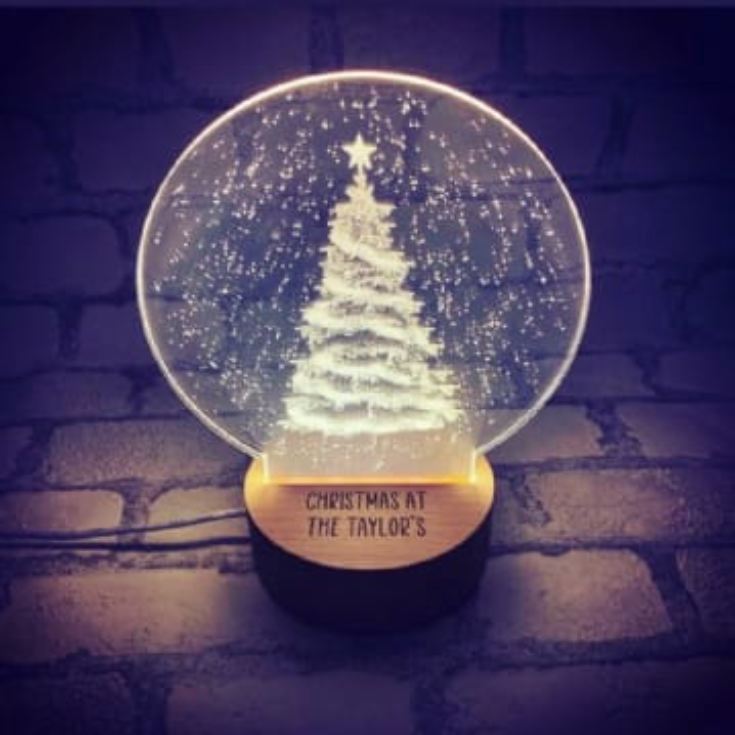 Personalised Christmas Tree Light Up Sign product image