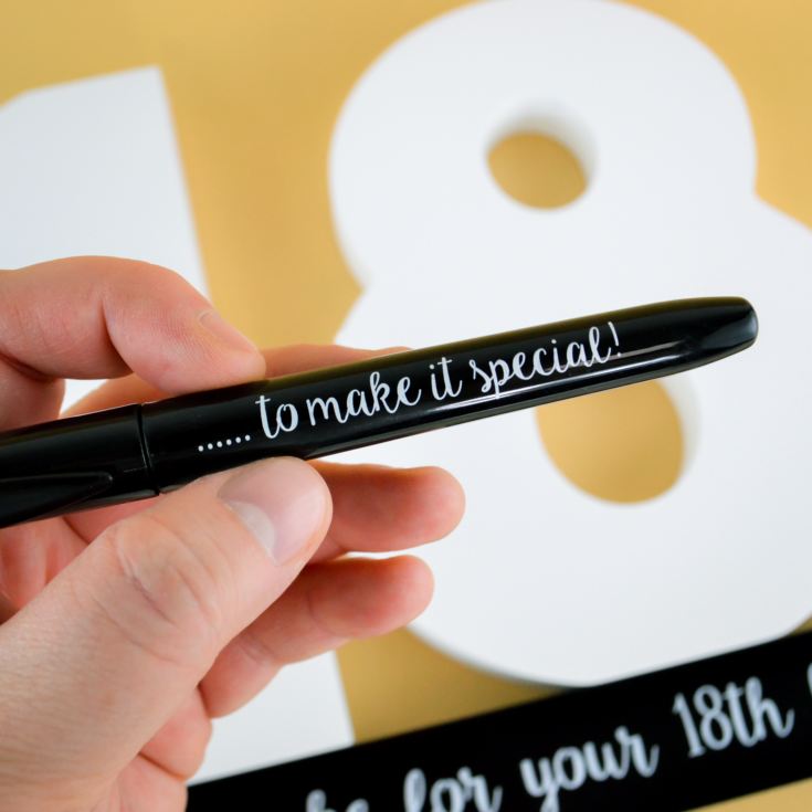 18th Birthday Signature Numbers product image