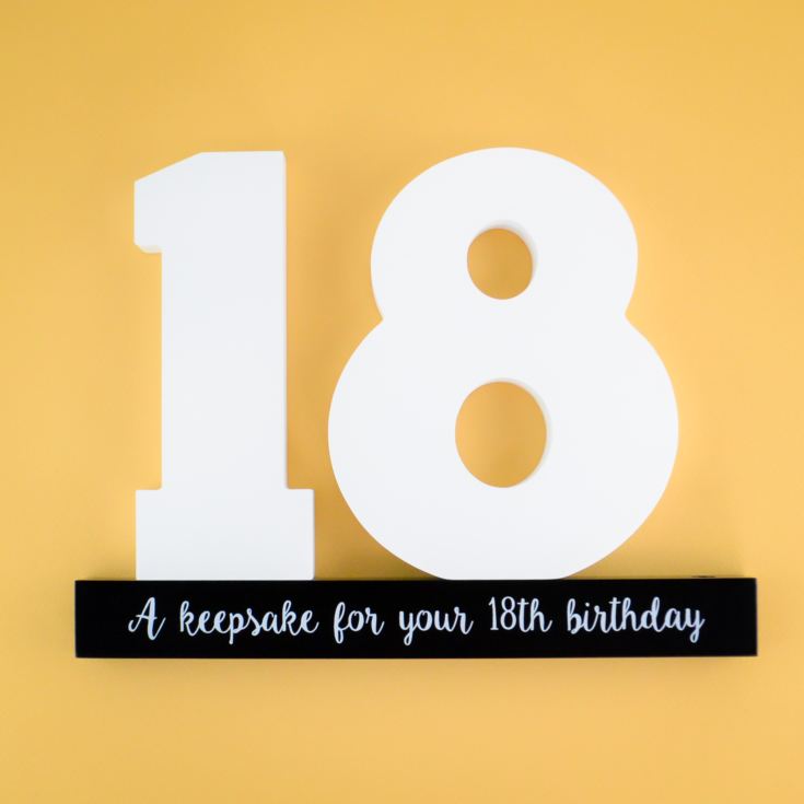 18th Birthday Signature Numbers product image