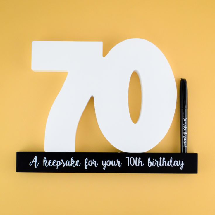 70 Birthday Signature Number product image