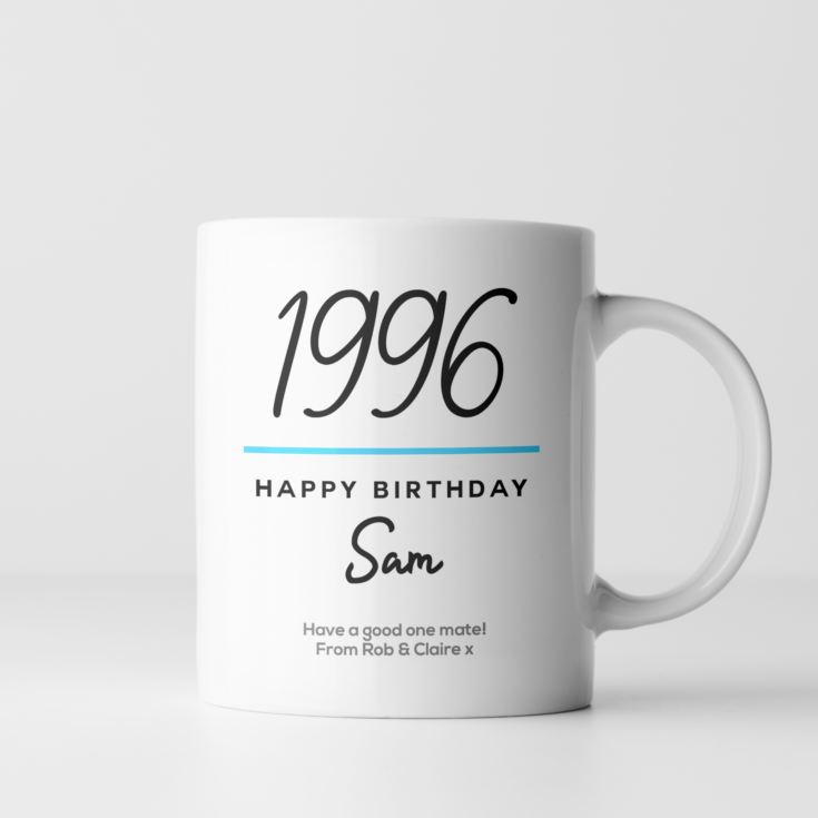 Personalised Classy 30th Birthday Year Mug product image