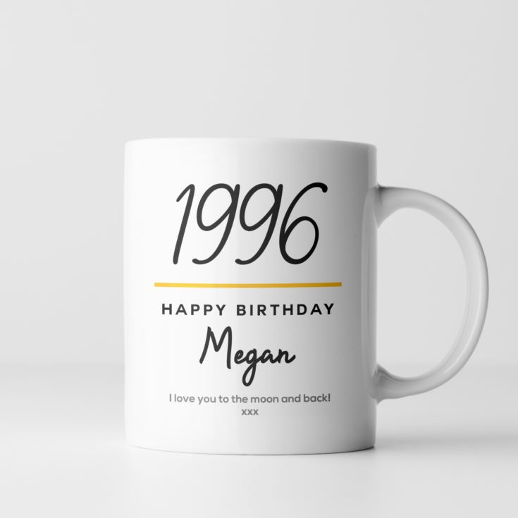 Personalised Classy 30th Birthday Year Mug product image