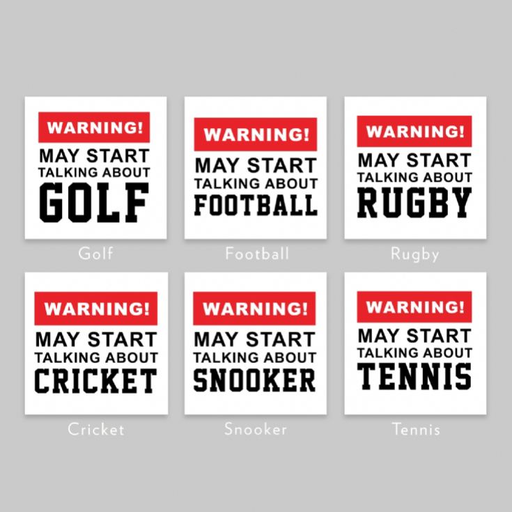 Warning! May Start Talking About... Sports Mug product image