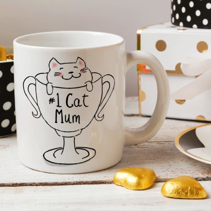 No 1 Cat Mum Mug product image