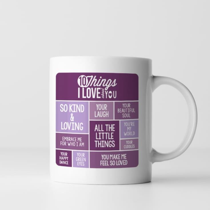 Personalised 10 Things I Love About You Mug product image