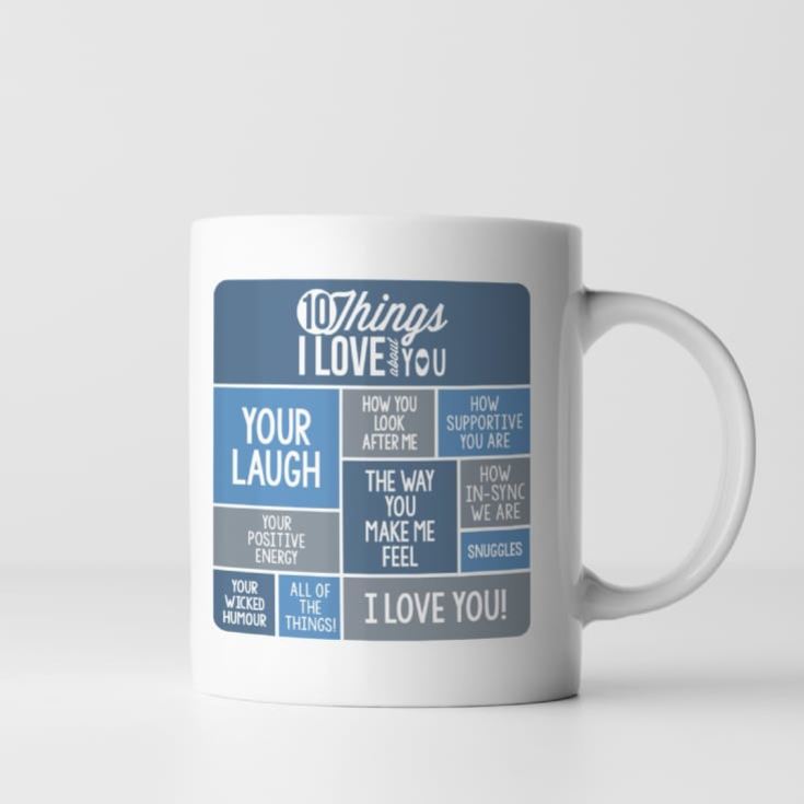 Personalised 10 Things I Love About You Mug product image