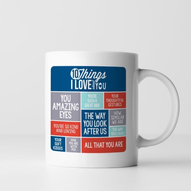 Personalised 10 Things I Love About You Mug product image