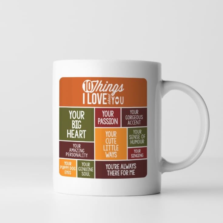Personalised 10 Things I Love About You Mug product image