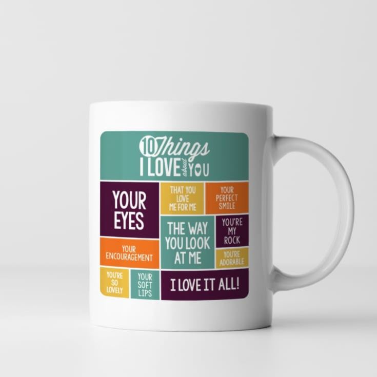 Personalised 10 Things I Love About You Mug product image