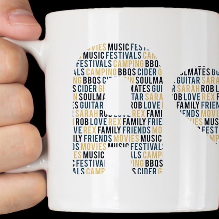 Personalised Couples Letter Mug product image