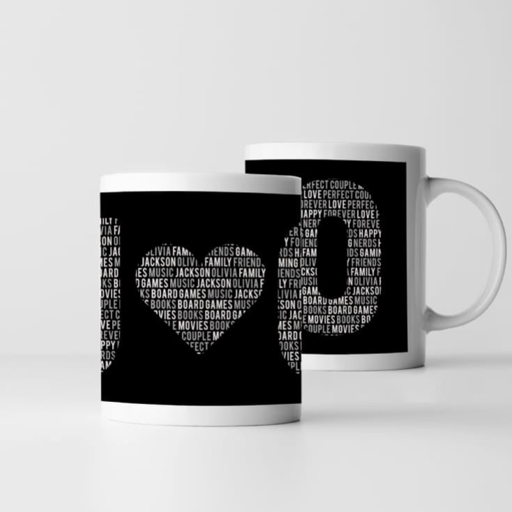 Personalised Couples Letter Mug product image