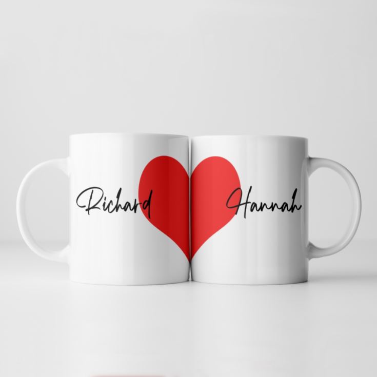 Personalised Love Heart Mug product image