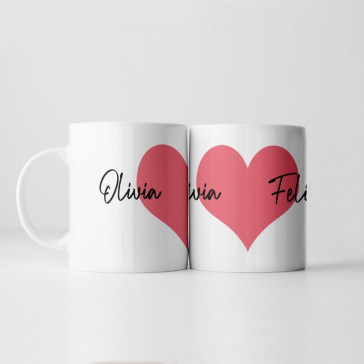 Personalised Love Heart Mug product image