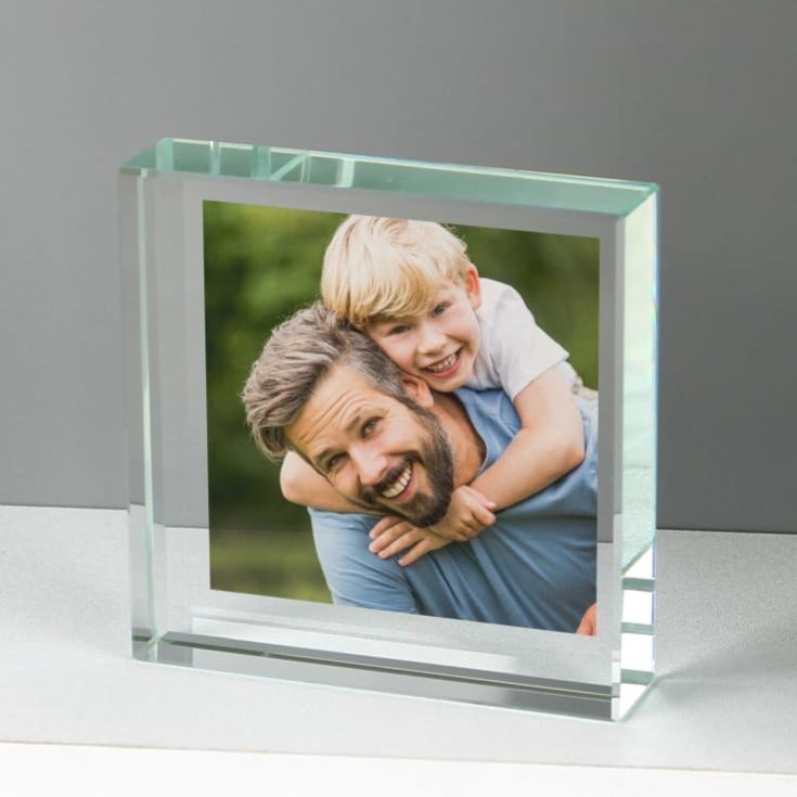 Personalised Keepsake Photo Glass Block product image