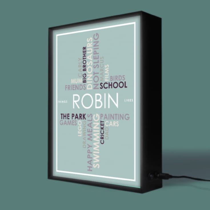 Personalised Light Box - Likes product image