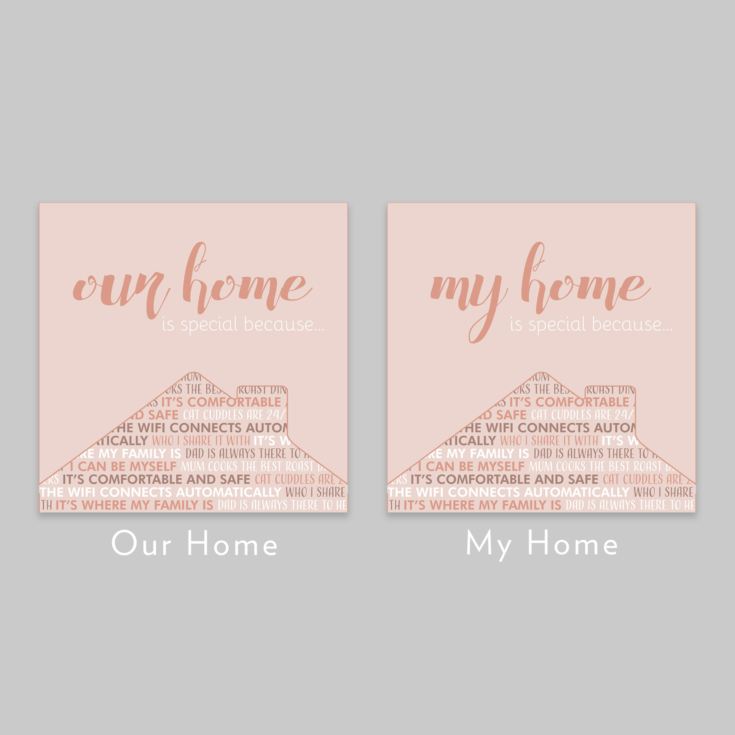 Personalised Our Home Is Special Light Box product image