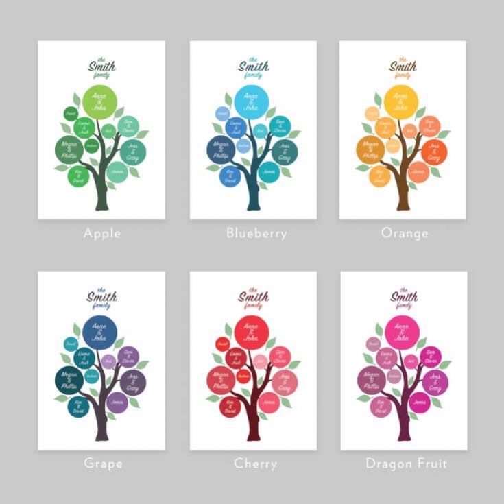 Personalised Family Tree Lightbox product image