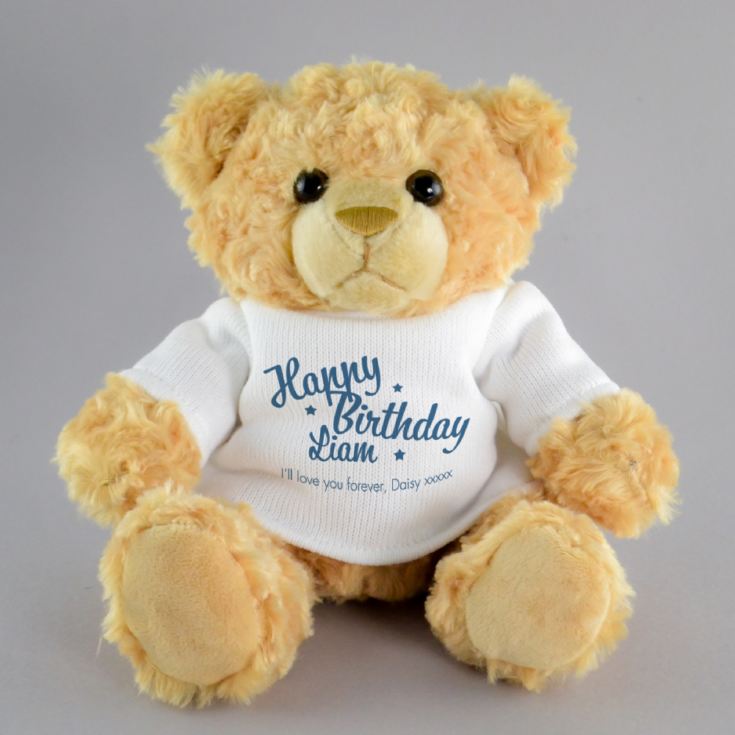 Personalised Happy Birthday Teddy Bear product image