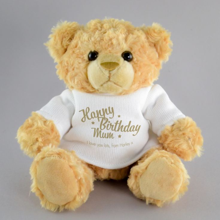 Personalised Happy Birthday Teddy Bear product image
