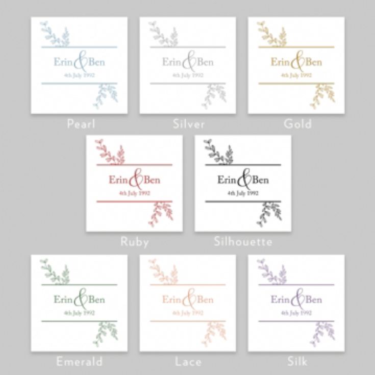Personalised Botanical 30th Wedding Anniversary Mug product image