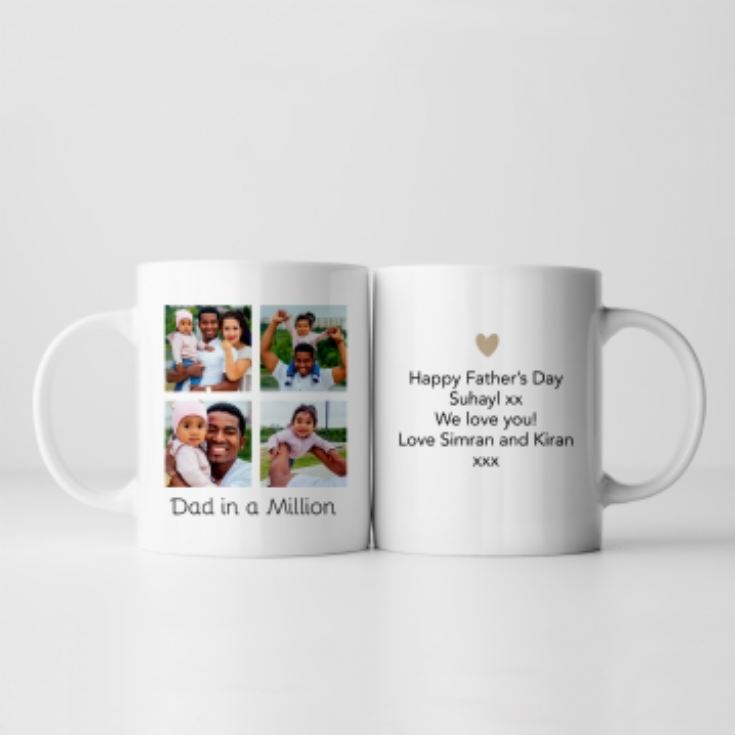 Personalised Dad in a Million Photo Mug product image
