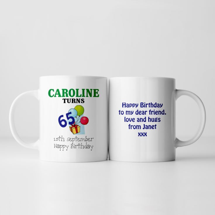 Happy Birthday Personalised Mug product image