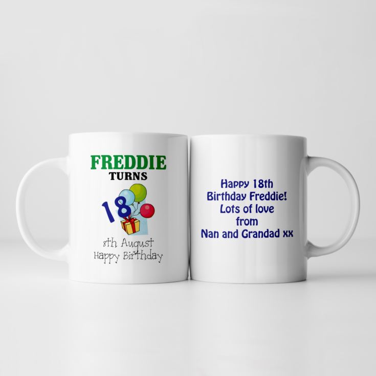 Happy Birthday Personalised Mug product image