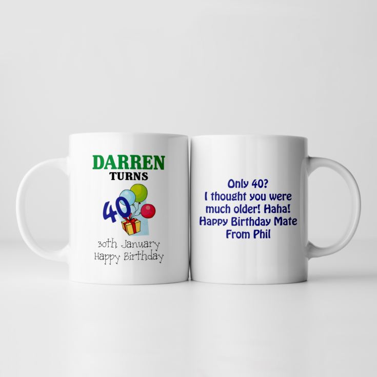 Happy Birthday Personalised Mug product image