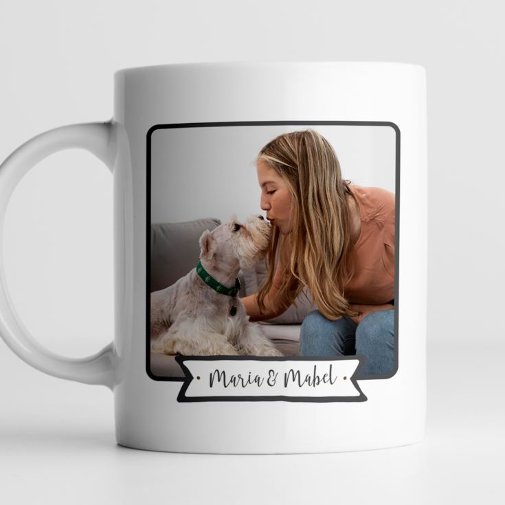 Personalised Lifes So Much Better With A Dog Photo Mug product image