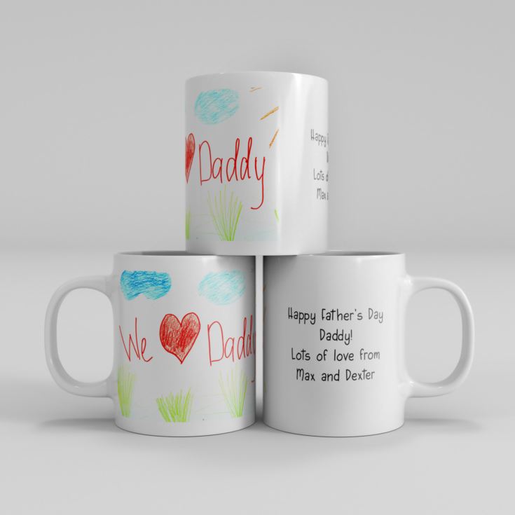 Your Childs Art on a Personalised Mug product image