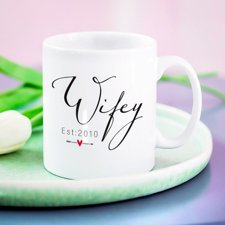 Personalised Wifey Mug product image