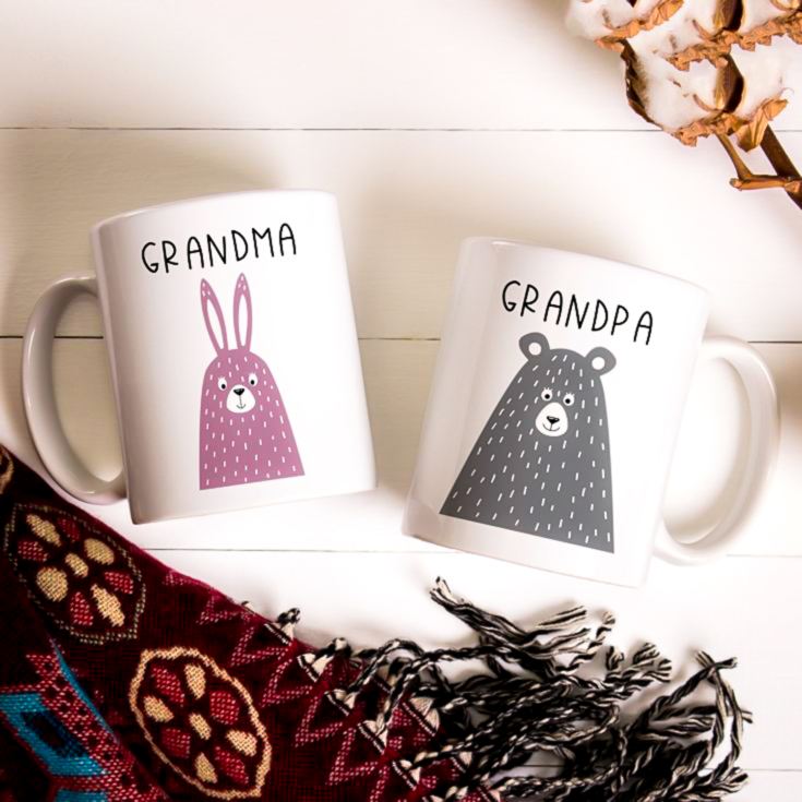 Personalised Pair Of Grandparents Mugs product image