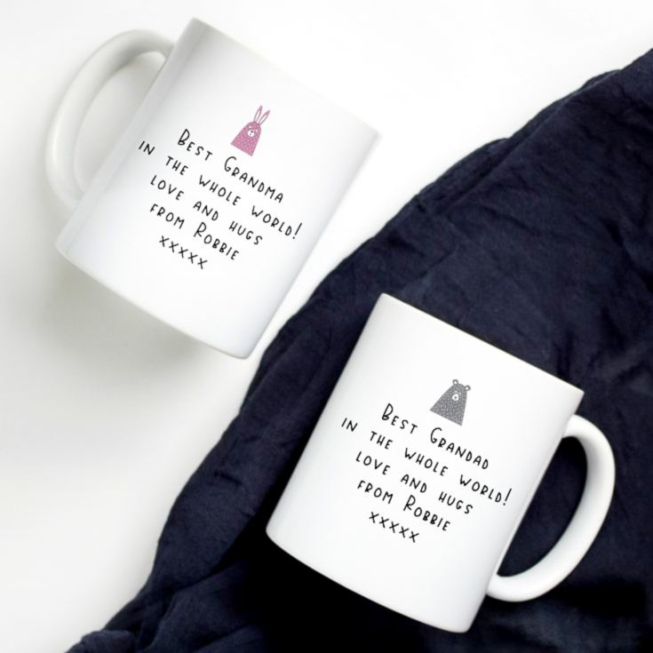 Personalised Pair Of Grandparents Mugs product image