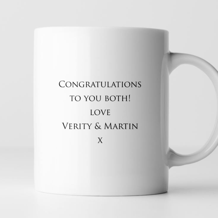 Pair of Personalised Emerald Anniversary Mugs product image